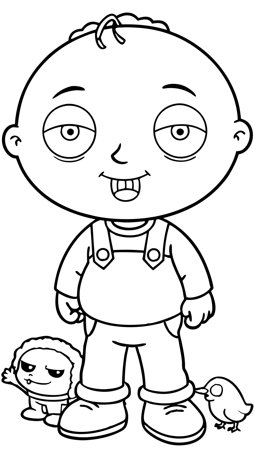 stewie family guy coloring pages